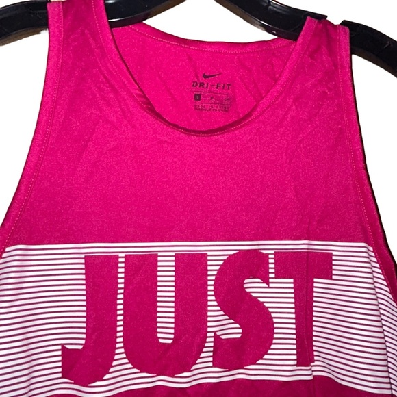 Nike women raspberry tank top workout top shirt small S - Picture 3 of 3